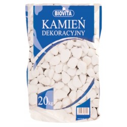 Kamień Otoczak Extra White Thassos 80-130mm 20kg Biovita