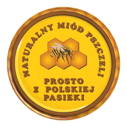 Zakrętka FI 82mm 6 zaczepowa miód naturalny