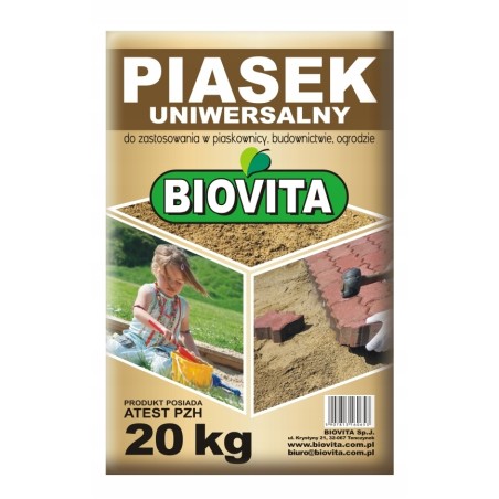 Piasek Uniwersalny 20kg Biovita