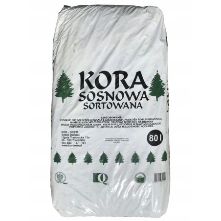 Kora sosnowa Gruba 50-100mm 80L