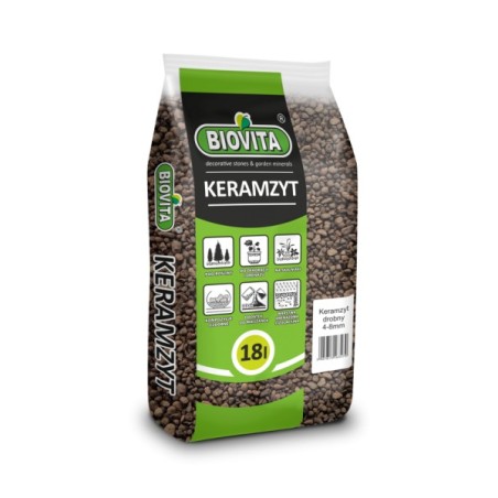 Keramzyt Drobny 4-8mm 18L