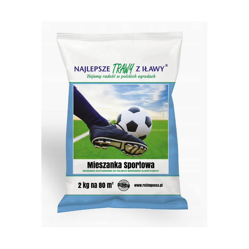 Mieszanka Traw Sportowa 2kg 80m² "Trawy z Iławy"