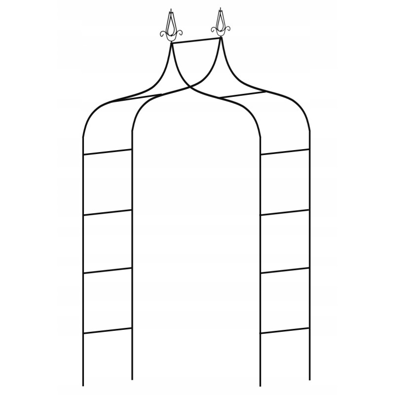Pergola Ogrodowa metalowa GardenLine PERG-N6078 łuk 240 cm