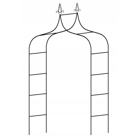 Pergola Ogrodowa metalowa GardenLine PERG-N6078 łuk 240 cm