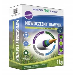 Mieszanka Traw Nowoczesny Trawnik 40m² 1kg "Trawy z Iławy"