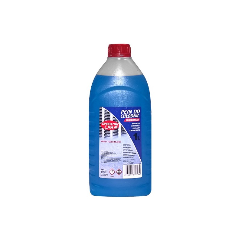 Uniwersalny Płyn do Chłodnic Niebieski Speed Car 1L