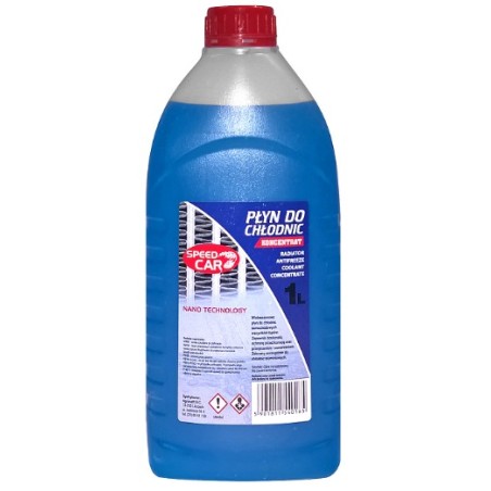 Uniwersalny Płyn do Chłodnic Niebieski Speed Car 1L