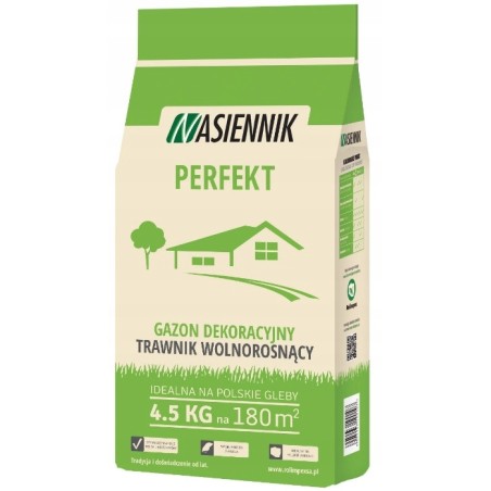 Mieszanka Traw "Perfekt" 180m² 4,5kg Nasiennik