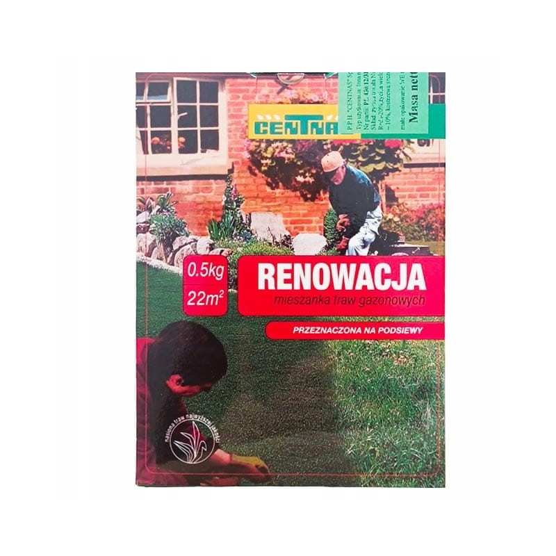 Mieszanka Traw Renowacyjna 15m² 0,5kg Centnas