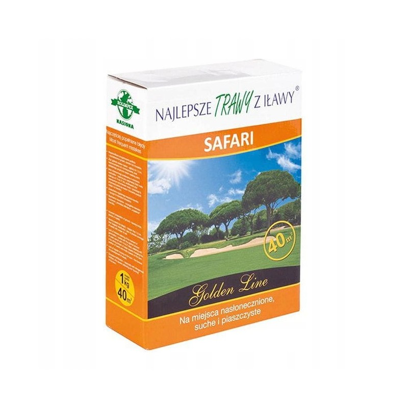 Mieszanka Traw Safari 40m² 1kg "Trawy z Iławy"