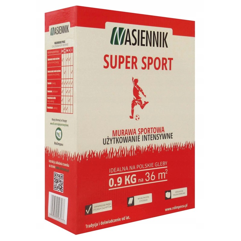Mieszanka Traw Super Sport 36m² 900g Nasiennik