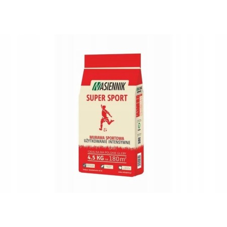Mieszanka Traw Super Sport 180m² 4,5kg Nasiennik