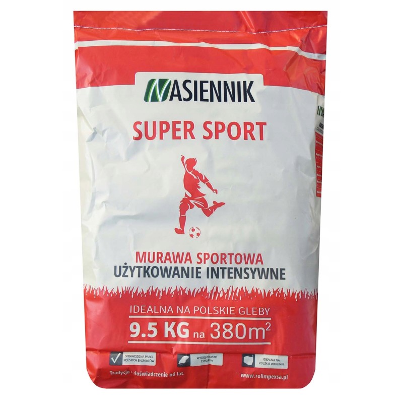 Mieszanka Traw Super Sport 380 m² 9,5 kg Nasiennik