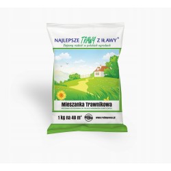 Mieszanka Traw "Mieszanka Trawnikowa" 40m² 1kg "Trawy z Iławy"