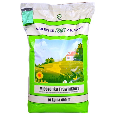 Mieszanka Traw "Mieszanka Trawnikowa" 200m² 10kg "Trawy z Iławy"