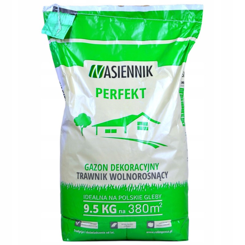 Mieszanka Traw Perfekt 380m² 9,5kg Nasiennik