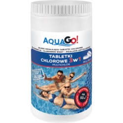 Tabletki chlorowe Multichlor 3w1 20gx50 szt. AquaGO