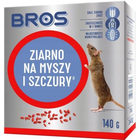 Ziarno na myszy i szczury 140g BROS