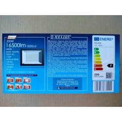 Oprawa LED typu Naświetlacz 200W 230V 16500lm LED-3055 Helios