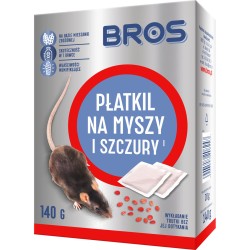 Płatkil na myszy i szczury 140g BROS