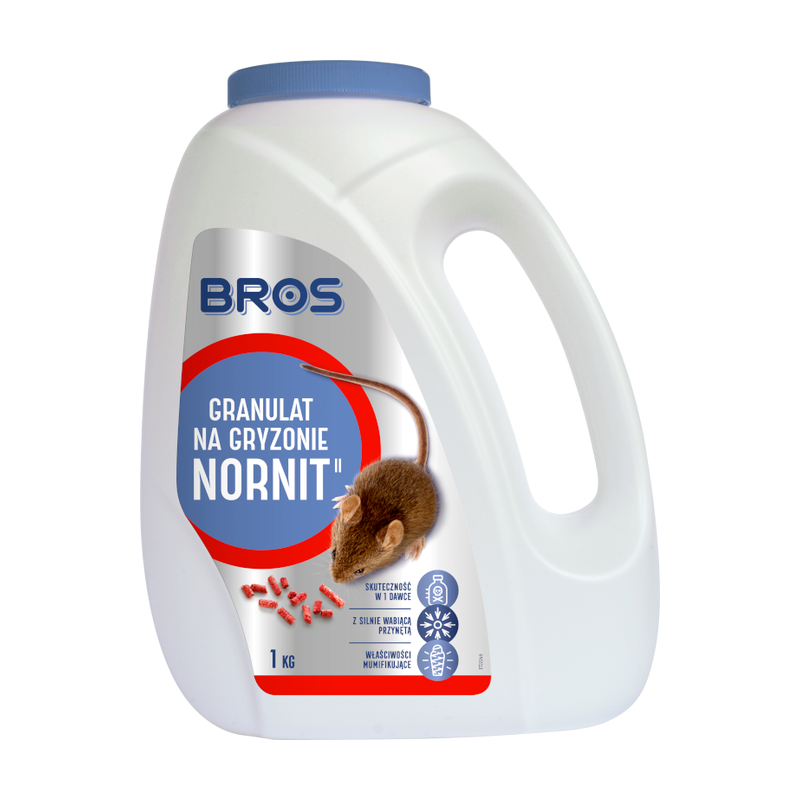 Granulat na gryzonie Nornit 1kg BROS
