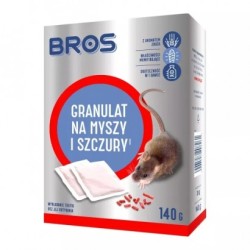 Granulat na myszy i szczury 140g BROS