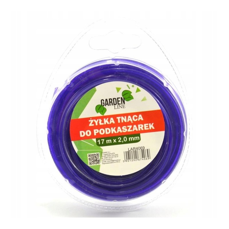 Żyłka tnąca do podkaszarek 2,0mm x 17m