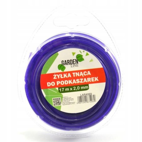 Żyłka tnąca do podkaszarek 2,0mm x 17m