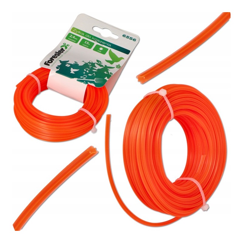 FORESTER żyłka do koszenia 2,4mm 15m gwiazda
