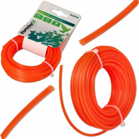 FORESTER żyłka do koszenia 2,4mm 15m gwiazda