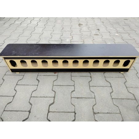 Karmidło dla Drobiu z Owalnymi Otworami 103,5x17x19 G43.4 Polmark