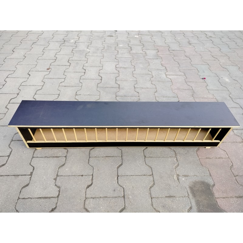 Karmidło z Deklem Czarna Sklejka Wodoodporna Standard 100cm