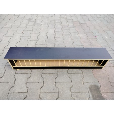 Karmidło z Deklem Czarna Sklejka Wodoodporna Standard 100cm