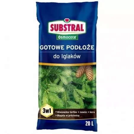 Ziemia do iglaków OSMOCOTE 20L SUBSTRAL
