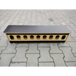 Karmidło dla Drobiu z Owalnymi Otworami 79x17x19