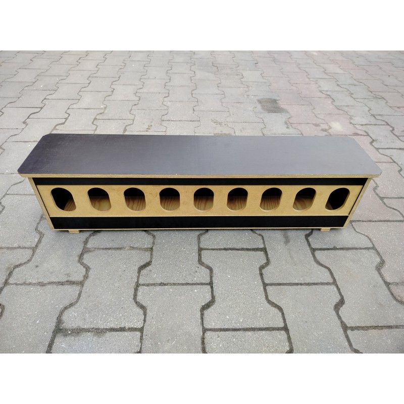 Karmidło dla Drobiu z Owalnymi Otworami 79x17x19