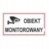 Tabliczka Obiekt Monitorowany 30,5 x 16,5 cm