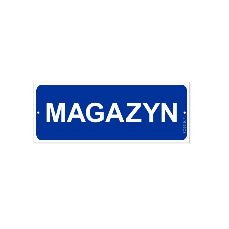 Tabliczka na Drzwi "Magazyn" 21x8cm