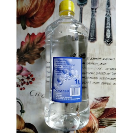Woda Demineralizowana 1L
