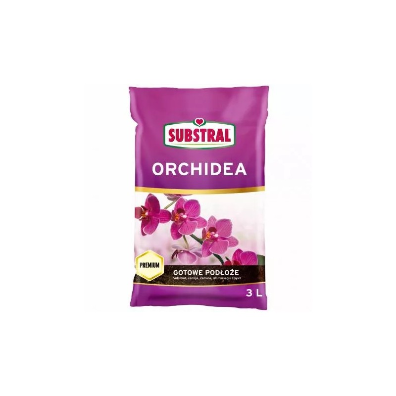 Ziemia do storczyka, orchidea 3L SUBSTRAL