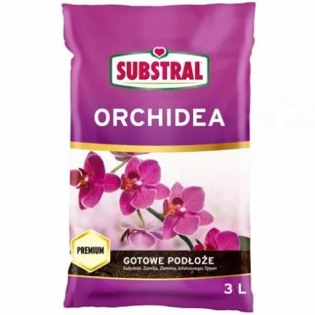 Ziemia do storczyka, orchidea 3L SUBSTRAL