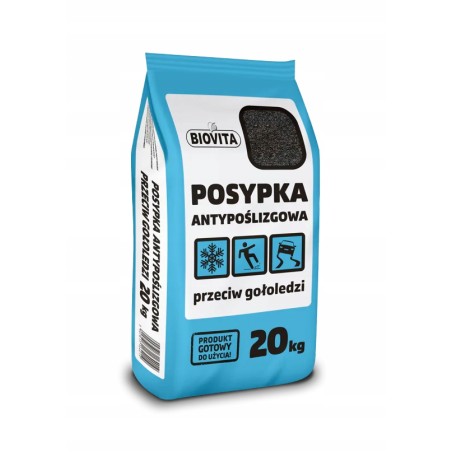 Posypka Antypoślizgowa Przeciw Gołoledzi 2-5mm 20kg Biovita
