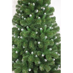 Choinka Sztuczna Sosna Kanadyjska z Białymi Odrostami 150cm
