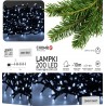 Lampki Choinkowe LED Zimny Biały 200 Lampek ~10m LED9454