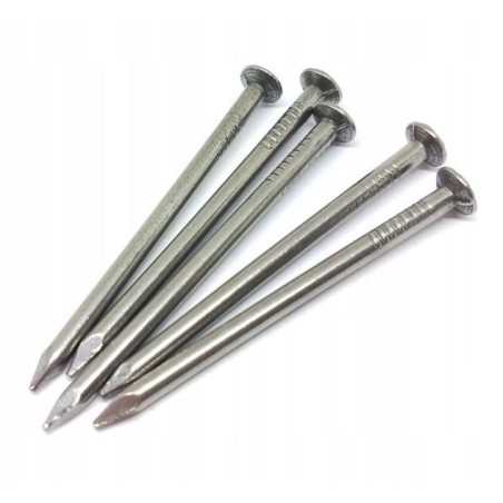 Gwoździe budowlane płaskie 3,4x90 ocynk - 1kg