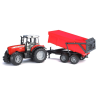 Ciągnik Massey Ferguson z platformą 1:16 BRUDER 02045