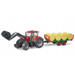 Traktor Case IH Optum 300 CVX z ładowarką 1:16 Bruder 03198