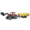 Traktor Case IH Optum 300 CVX z ładowarką 1:16 Bruder 03198
