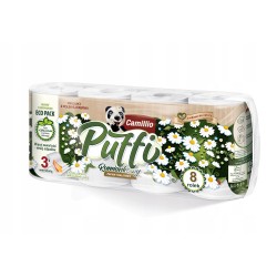 Papier toaletowy PUFFI CAMILLIO rumiankowy 8 rolek