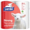 Ręcznik papierowy papier Lambi w opakowaniu 2 szt. biały